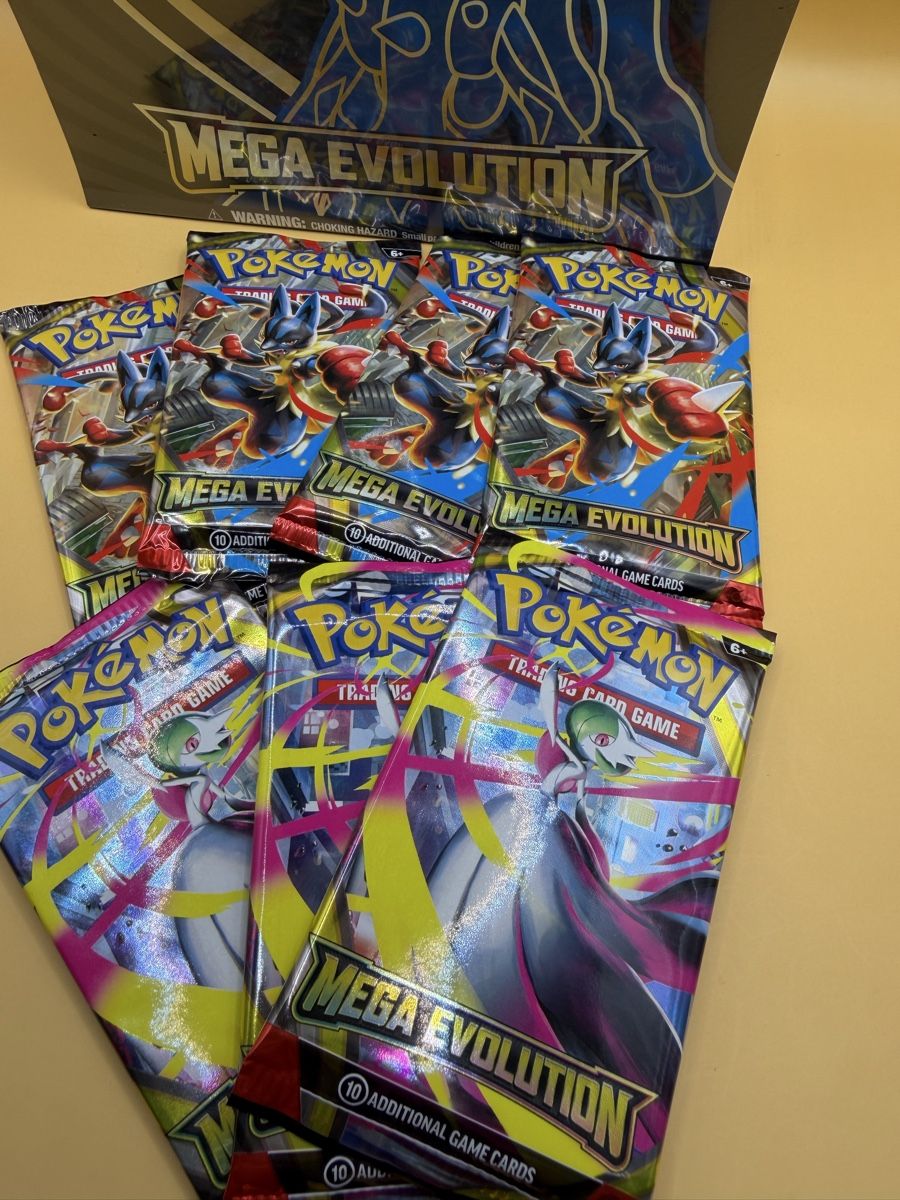 Pokémon Carte collezionabili: Mega Evolution ETB  & 7 Booster packs EN – Nuovo e nell'imballaggio originale da Wetzikon ZH venduto da KartenKid 1