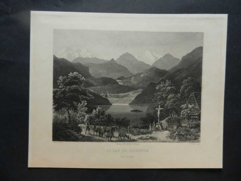 Gravures: Lungern See – D'occasion à Risch par Rischli15