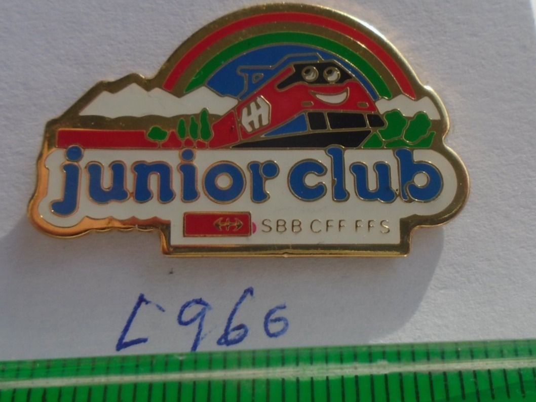SBB/CFF/FFS Placchette & Badge: 1 Junior Club Eisenbahn Pin (L960) – Usato da Winterthur venduto da beli200