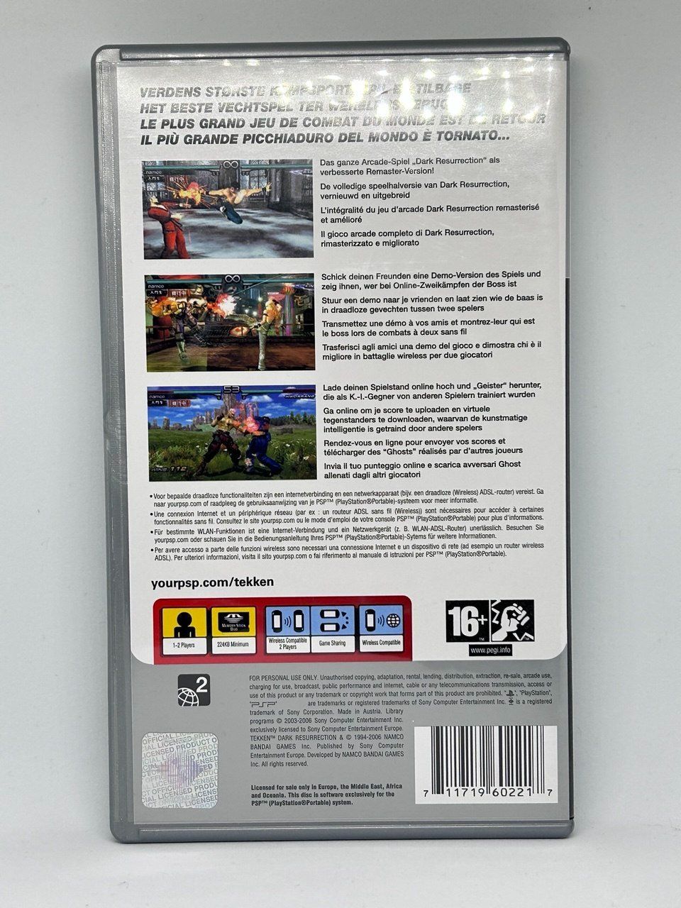Sony Giochi: Tekken: Dark Resurrection per Sony PSP – Usato da Giubiasco venduto da LorisVale 1
