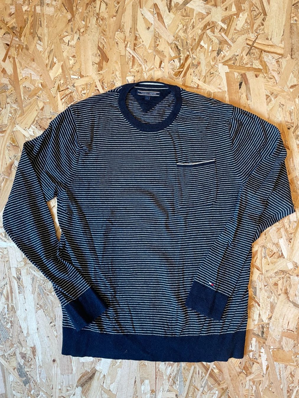 Tommy Hilfiger Maglioni & Felpe: Tommy Hilfiger Streifenpullover Blau Gr. L – Usato da Burgistein venduto da Manoshi