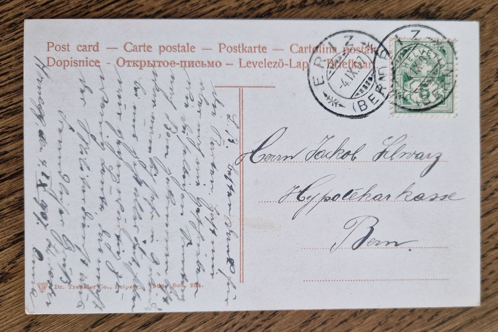 Cartes postales: Seepromenade Thun 1907 – D'occasion à Ebikon par Donar50 1