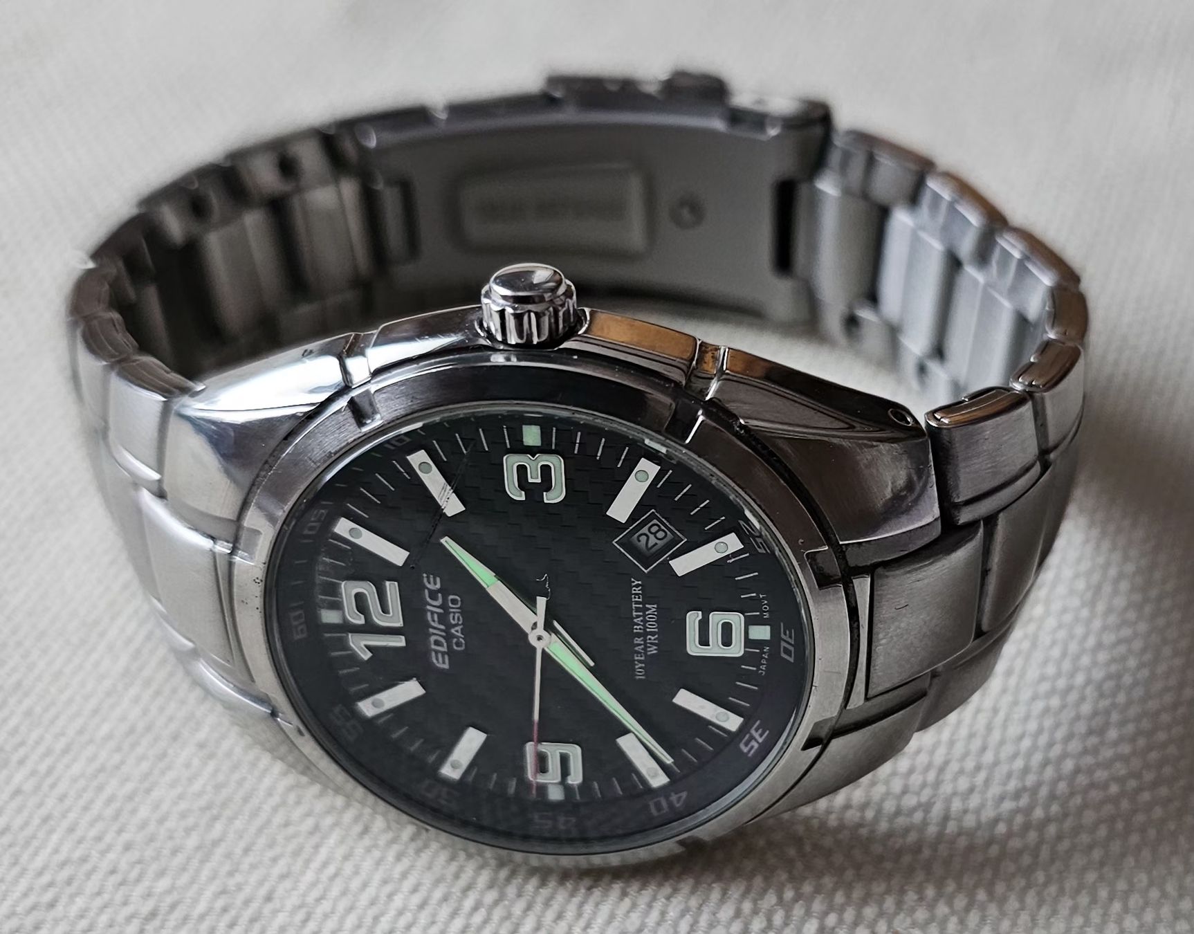 Edifice Orologi: EDIFICE CASIO Elegante Herrenuhr 40mm – Usato da Speicher venduto da Lemore 3