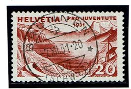Pro Juventute J59 Vollstempel Brunnen
