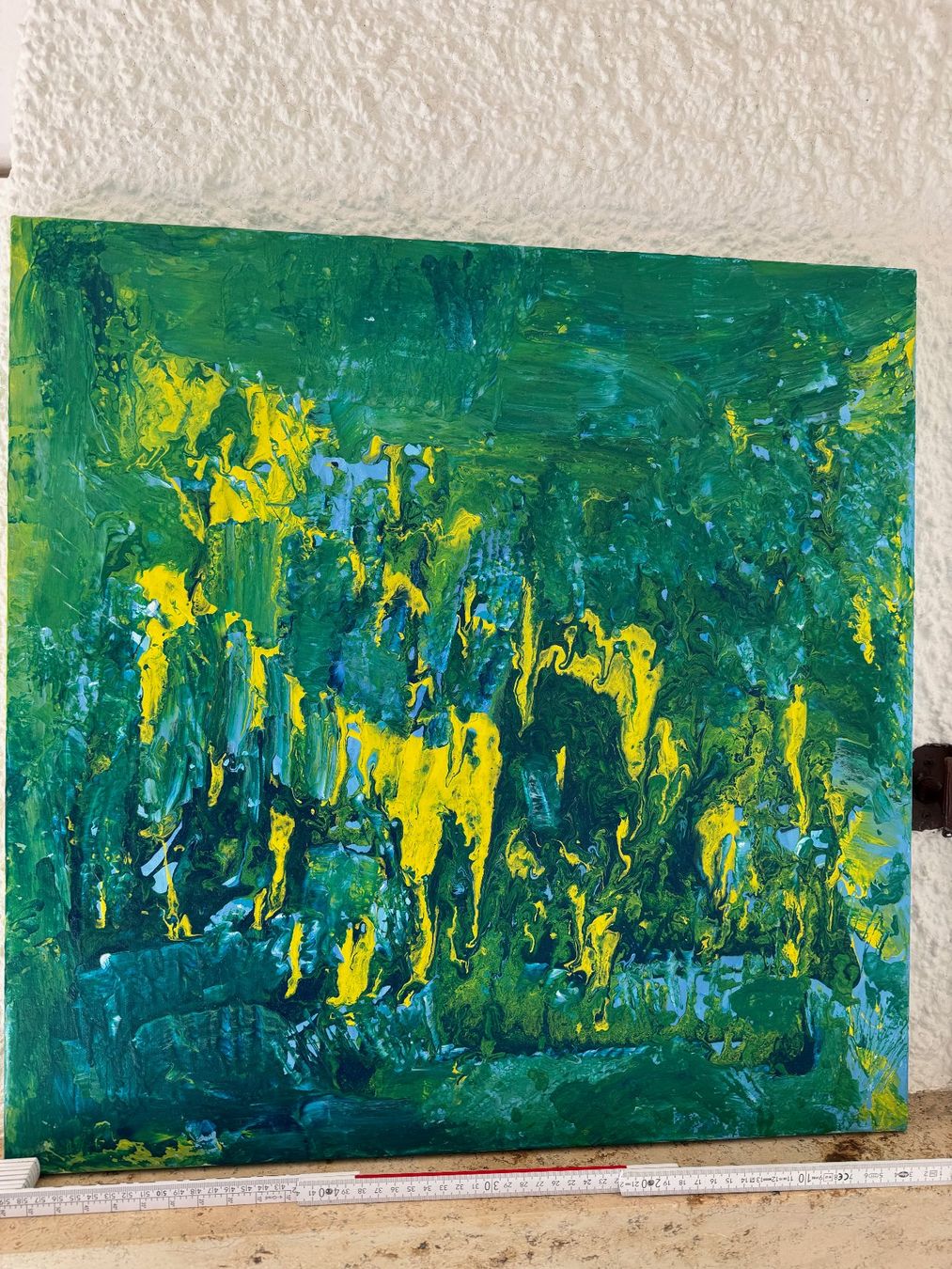 Dipinti: Ölbild 60 x 60 cm "Das grüne Wunder" – Usato da Kirchdorf AG venduto da coco123 7