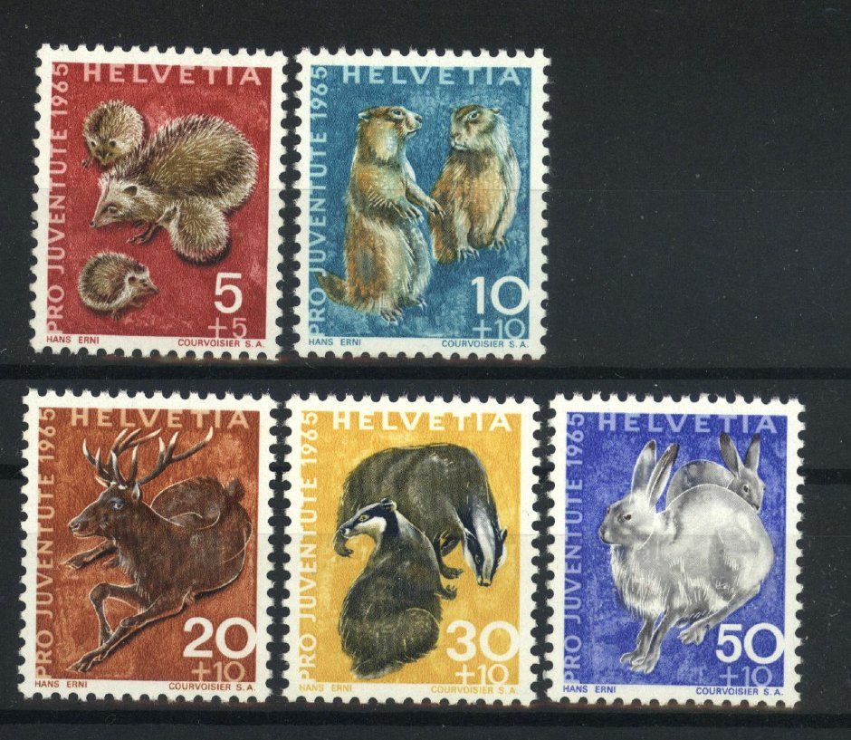 Tutti i francobolli: 1965, Pro Juventute ** – Usato da Willisau venduto da Vollstempel