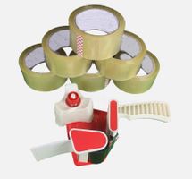 Handabroller +6 Klebeband Paketbandabroller Packbandabroller