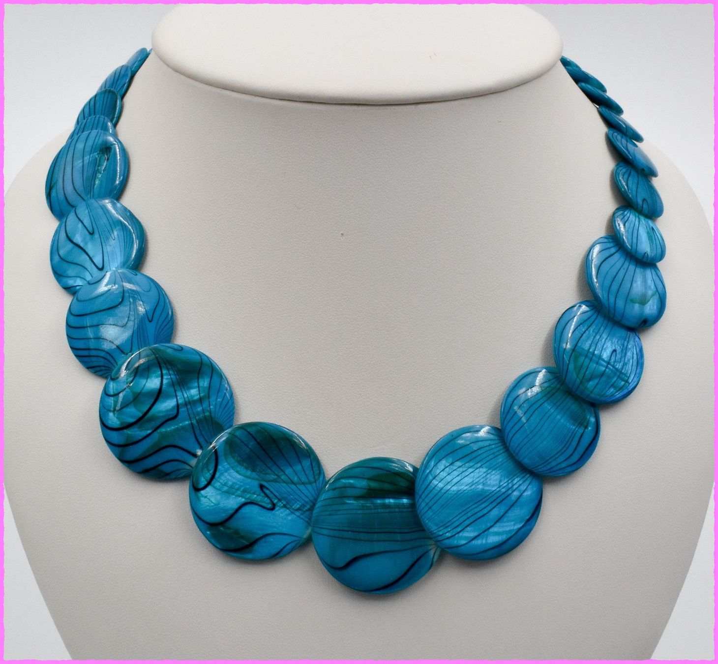 Catenine: Perlmutt Collier ca. 47cm – Nuovo e nell'imballaggio originale da Oberglatt ZH venduto da Diamond-Girl 1