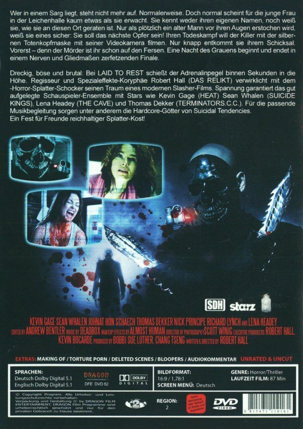 Tutti i DVDs: LAID TO REST.........unrated Extreme Edition – Usato da Reinach AG venduto da Masi 1