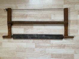 Antike Holzsäge, Bügelsäge,  Deko, Vintage Säge