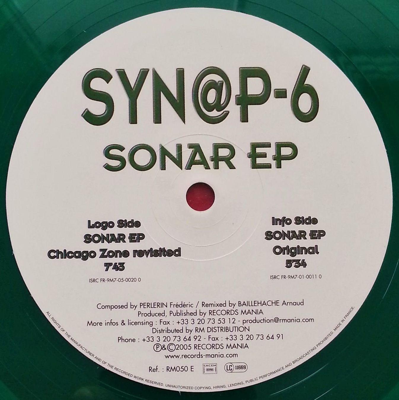 Dischi in vinile: LP Vinyl: SYN@P-6 / SONAR EP 2005 – Usato da Oberriet SG venduto da ganesh435 3