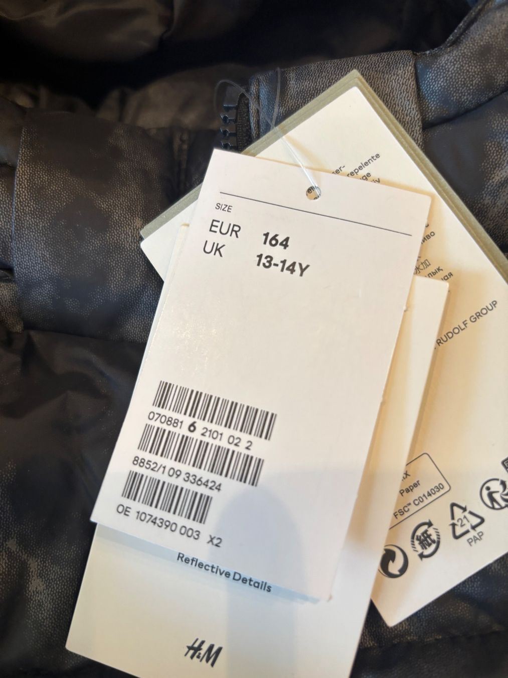 H&M Giacche & Cappotti: Neue H&M Winterjacke Gr.164 – Usato da Oberdorf SO venduto da sa-na 5