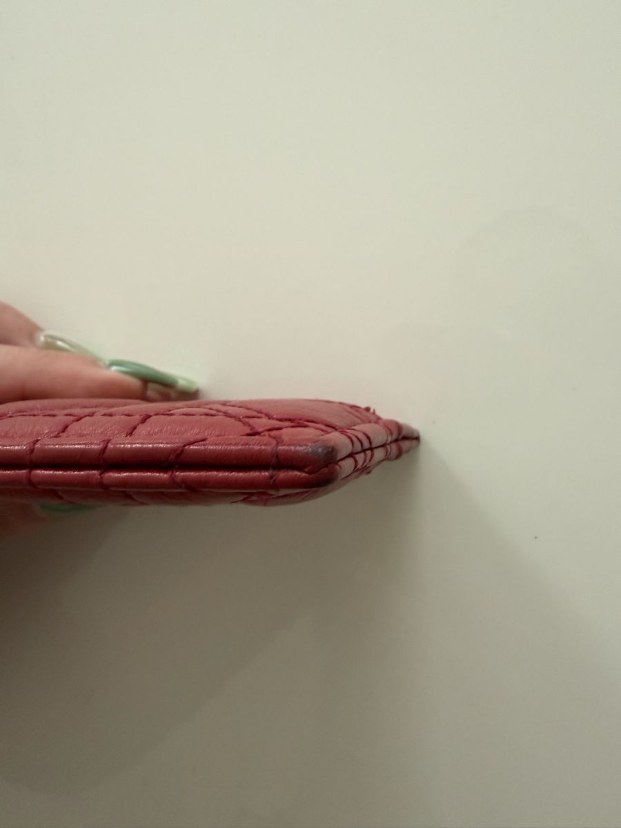Dior Portamonete: Dior Cardholder Rot Leder – Usato da Lenzburg venduto da Original_vail 3