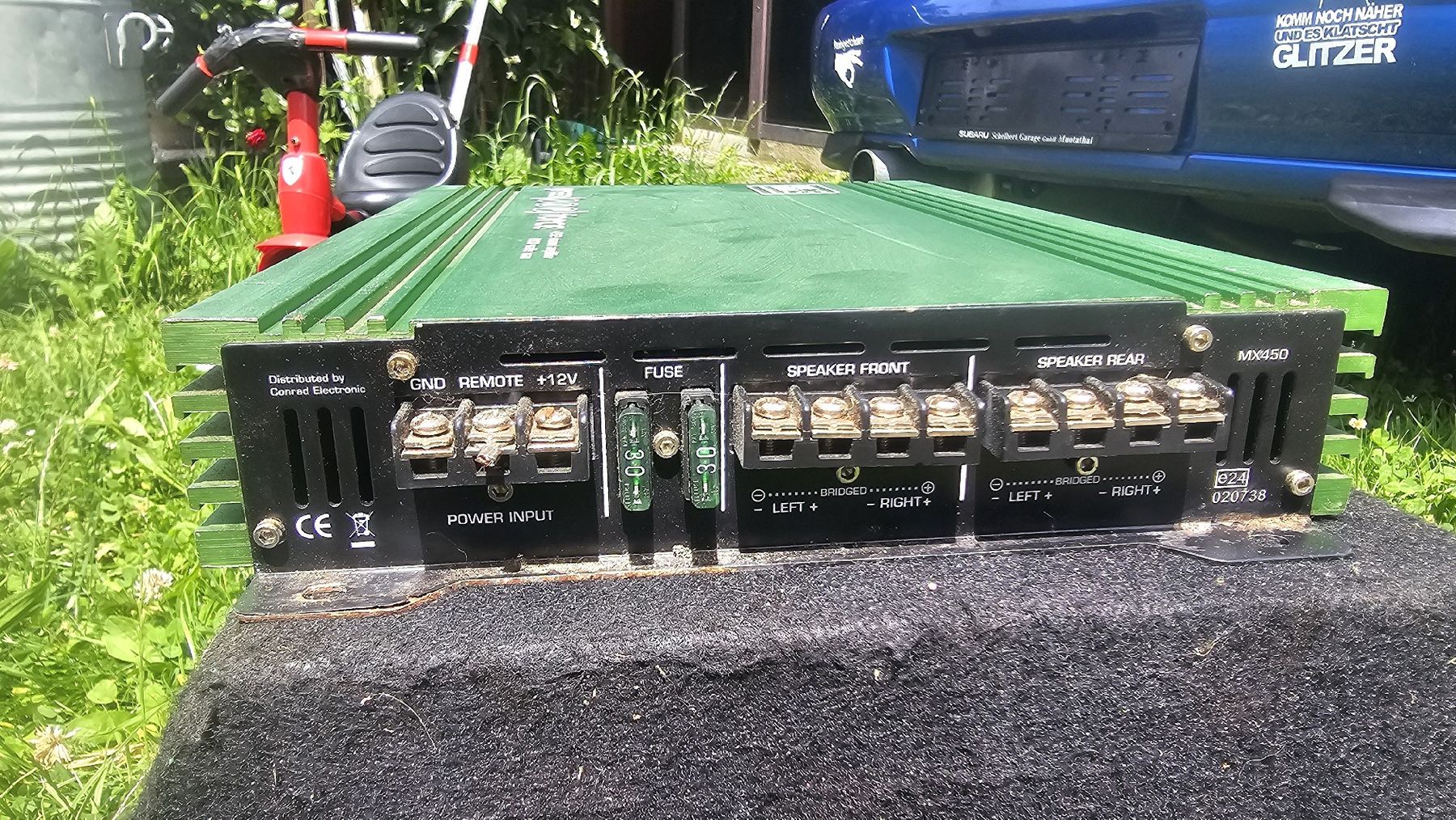 Amplificatori: Green Force 4/3 Kanal Verstärker 1000 Watt max.  – Usato da Goldau venduto da Mar-tin 1