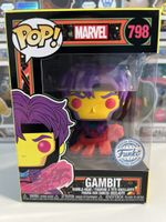 Funko POP! Marvel X-Men Gambit Lumière Noire Edition Limitée