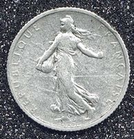 Münze FR Silber "1916"