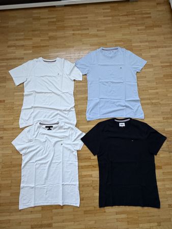 4 Tommy Hilfiger T-Shirts Grösse S TIPTOP!!!