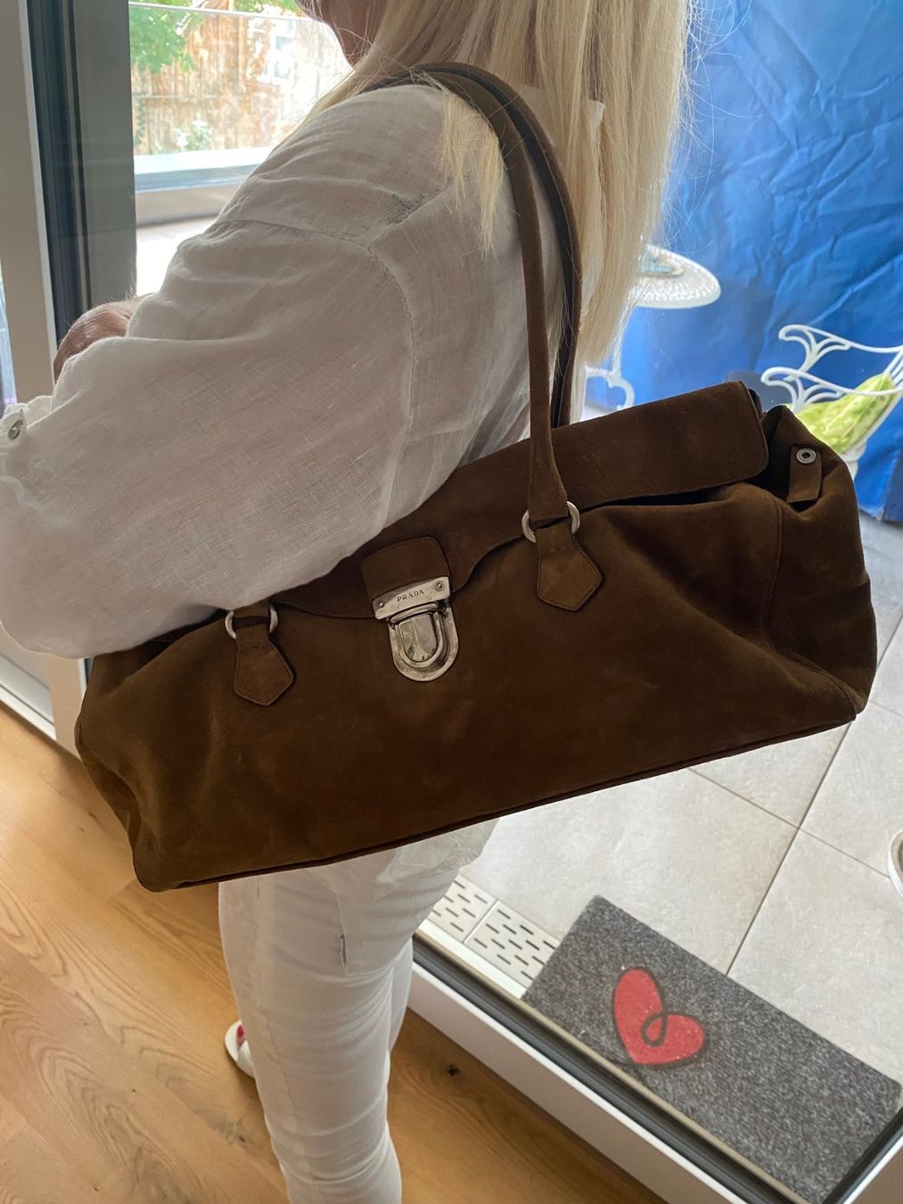 Prada Borse da donna: PRADA Handtasche  Wildleder braun – Nuovo (secondo la descrizione) da Weggis venduto da goo_vn75