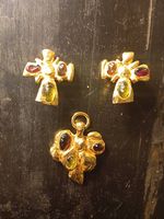 Christian Lacroix Ohrclips und Anhänger