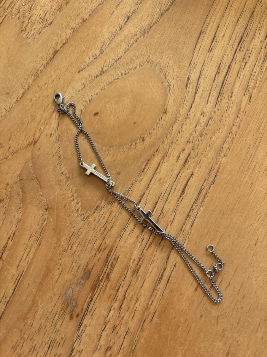 Dsquared2 Bracciali & Braccialetti: Dsquared2 Jesus Palladium Bracelet, 17.5cm – Nuovo (secondo la descrizione) da Zürich venduto da Grothschild 2
