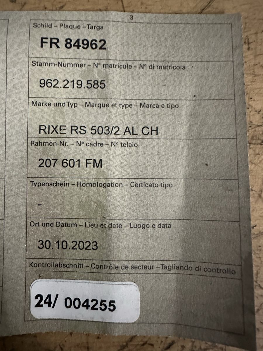 Rixe Ciclomotori: Zu verkaufen wunderschönes originales Sachs Rixe – Usato da Schmitten FR venduto da Sarras 9