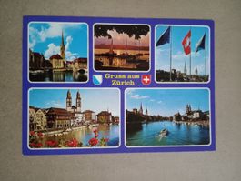 AK Stadt Zürich mehrbildrig alte Edition