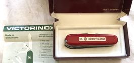 Victorinox Champion OVP - Vintage Credit Suisse Messer