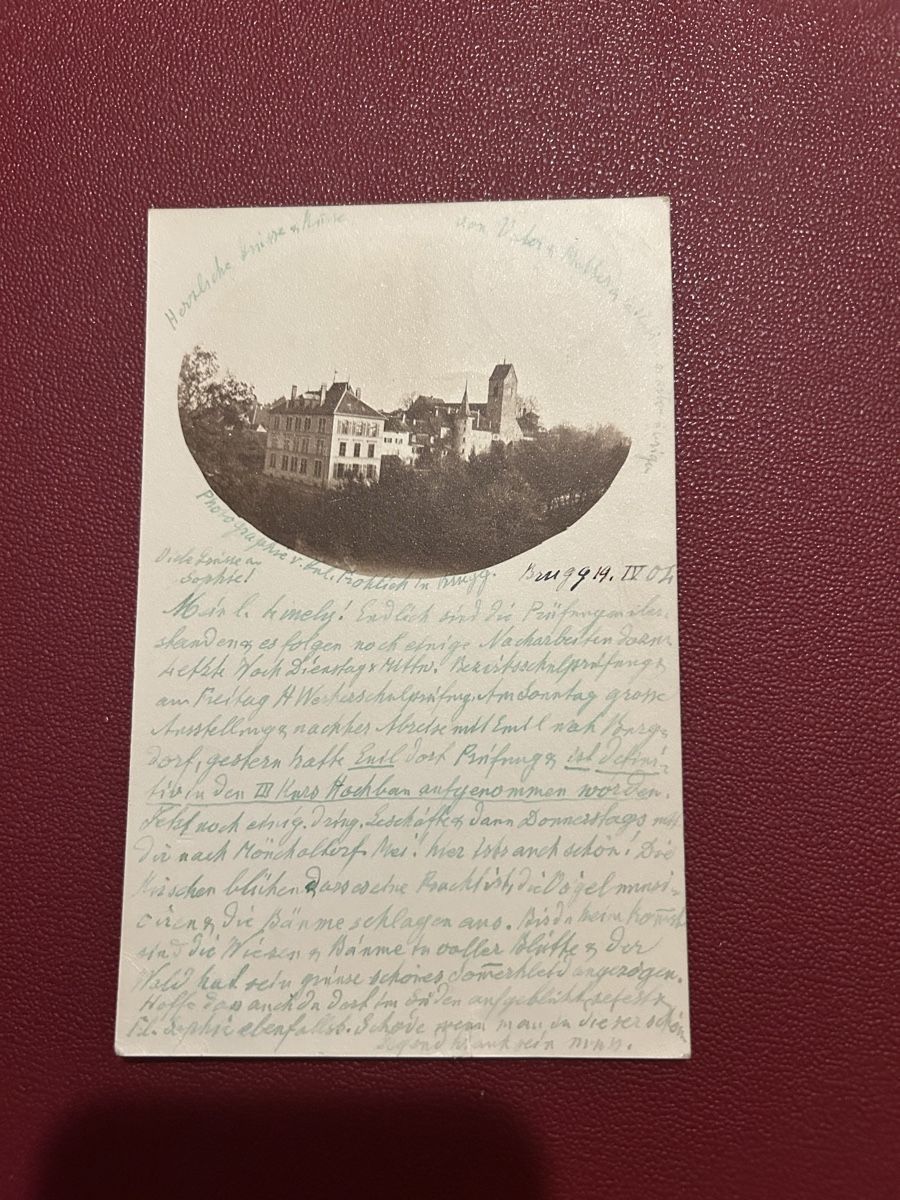 Ansichtskarten: Brugg 1904 – Gebraucht aus Breganzona von Milesbo