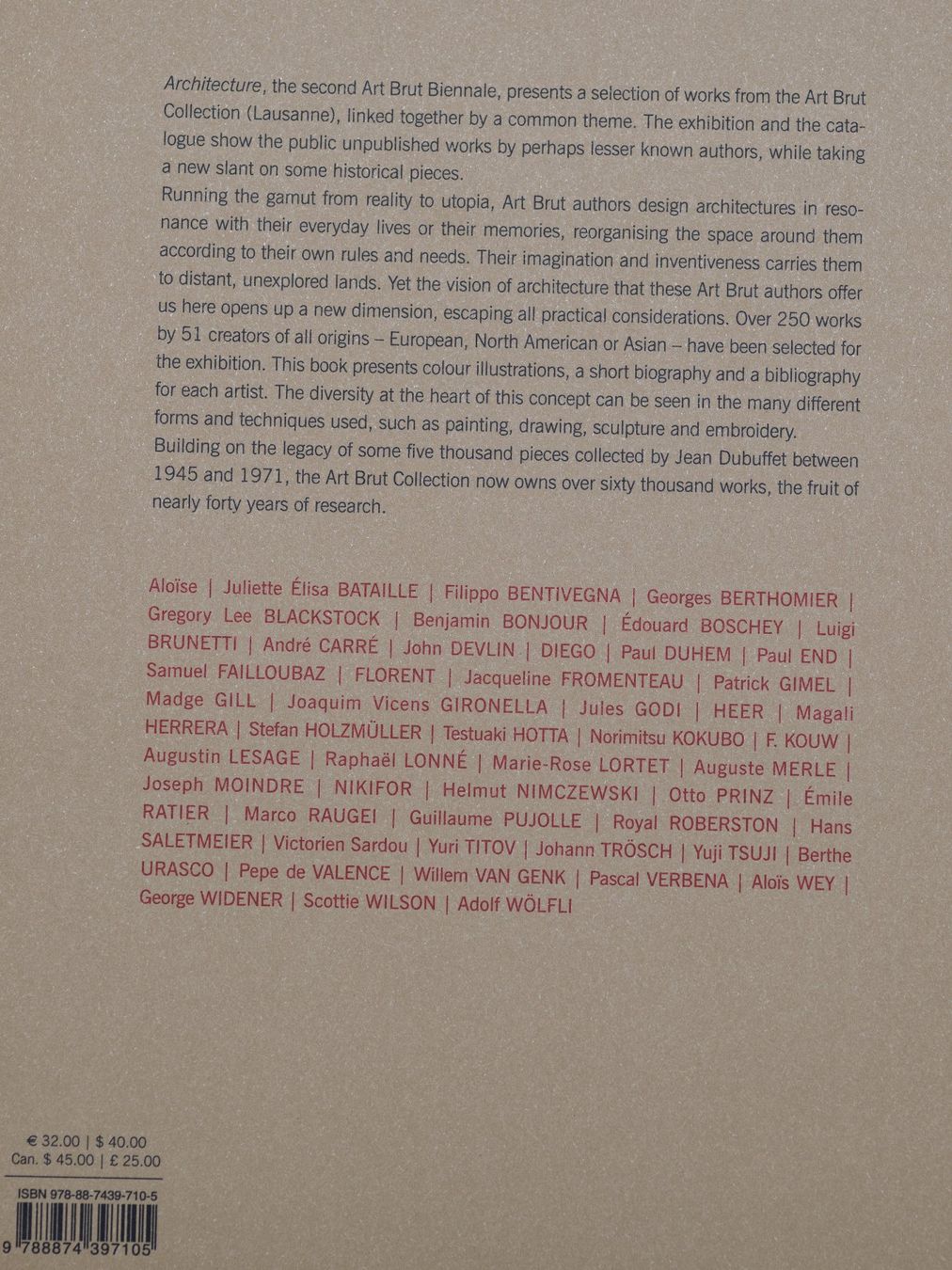 Bücher: Architecture - Art Brut - The Collection – Gebraucht aus Zürich von 000rk 1