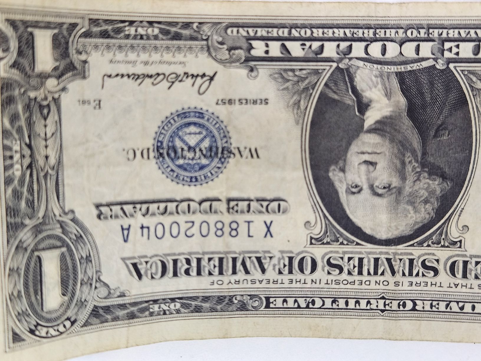 Banconote: US Dollar 1 Note Serie 1957 Silver Certificate – Usato da Schlieren venduto da Bestleo 3