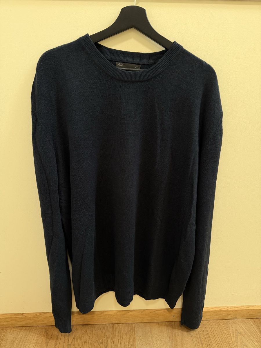 Pulls & Sweat-shirts: Herren Pullover dunkelblau Rundhalsausschnitt – D'occasion à Uetikon am See par ansi2601 1