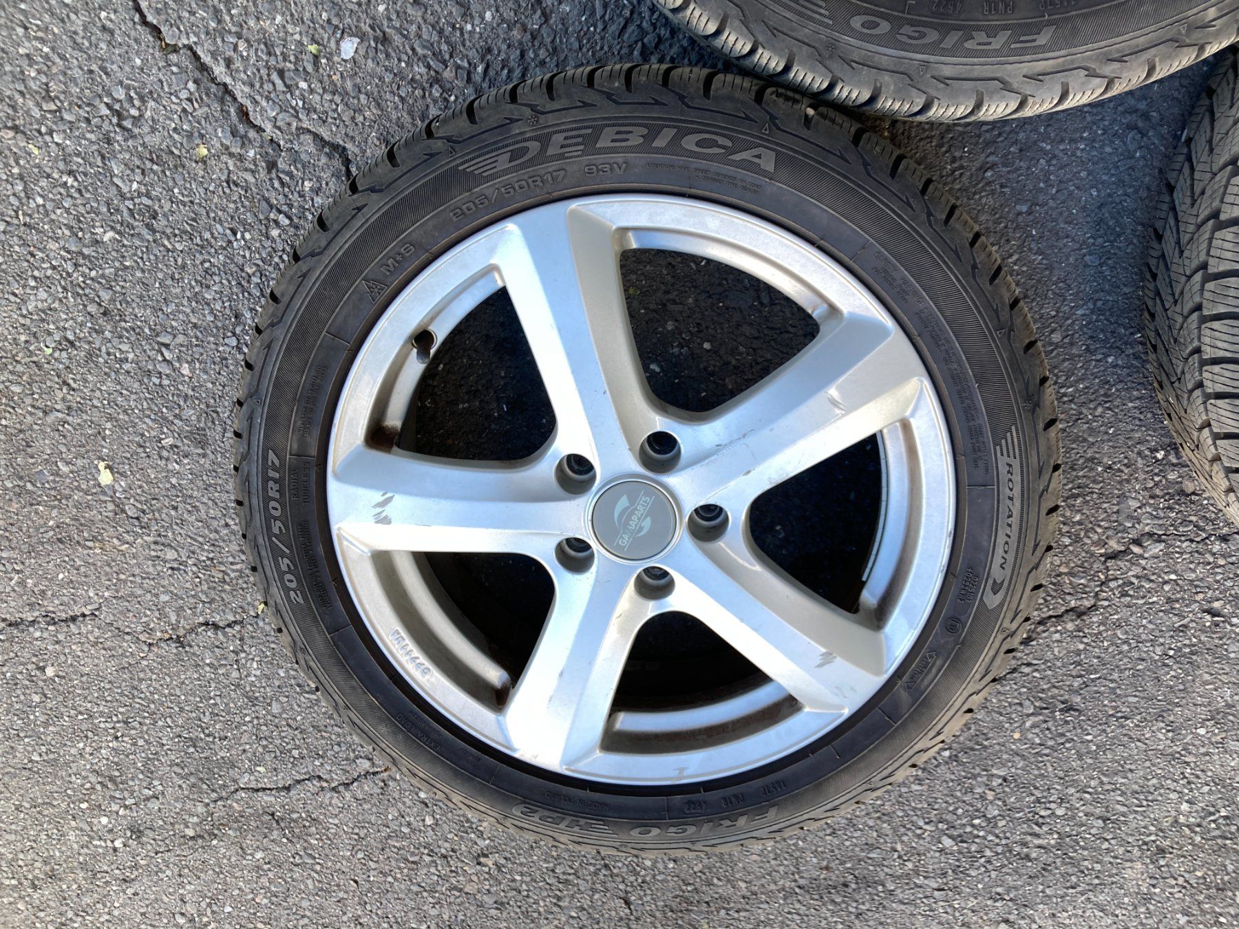 Audi Pneumatici & Ruote complete: Audi A3 Winterräder 205/50R17 – Usato da Cham venduto da WB2223 4