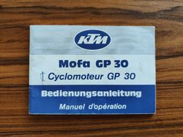 KTM Mofa GP 30 Bedienungsanleitung