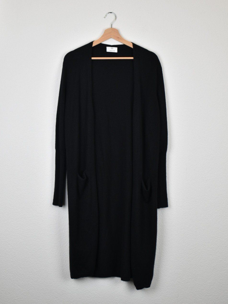 Allude Giacche: Allude Strickjacke, long, schwarz, Gr.M – Usato da Nürensdorf venduto da 2ND_STORY