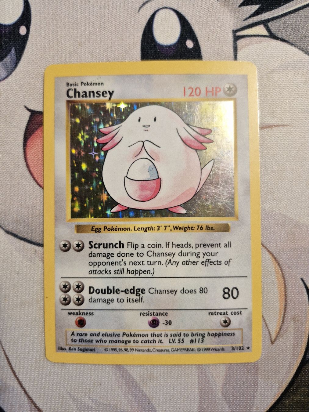 Pokémon Cartes à collectionner: Chansey shadowless 3/102 holo – D'occasion à Echallens par Nathan138