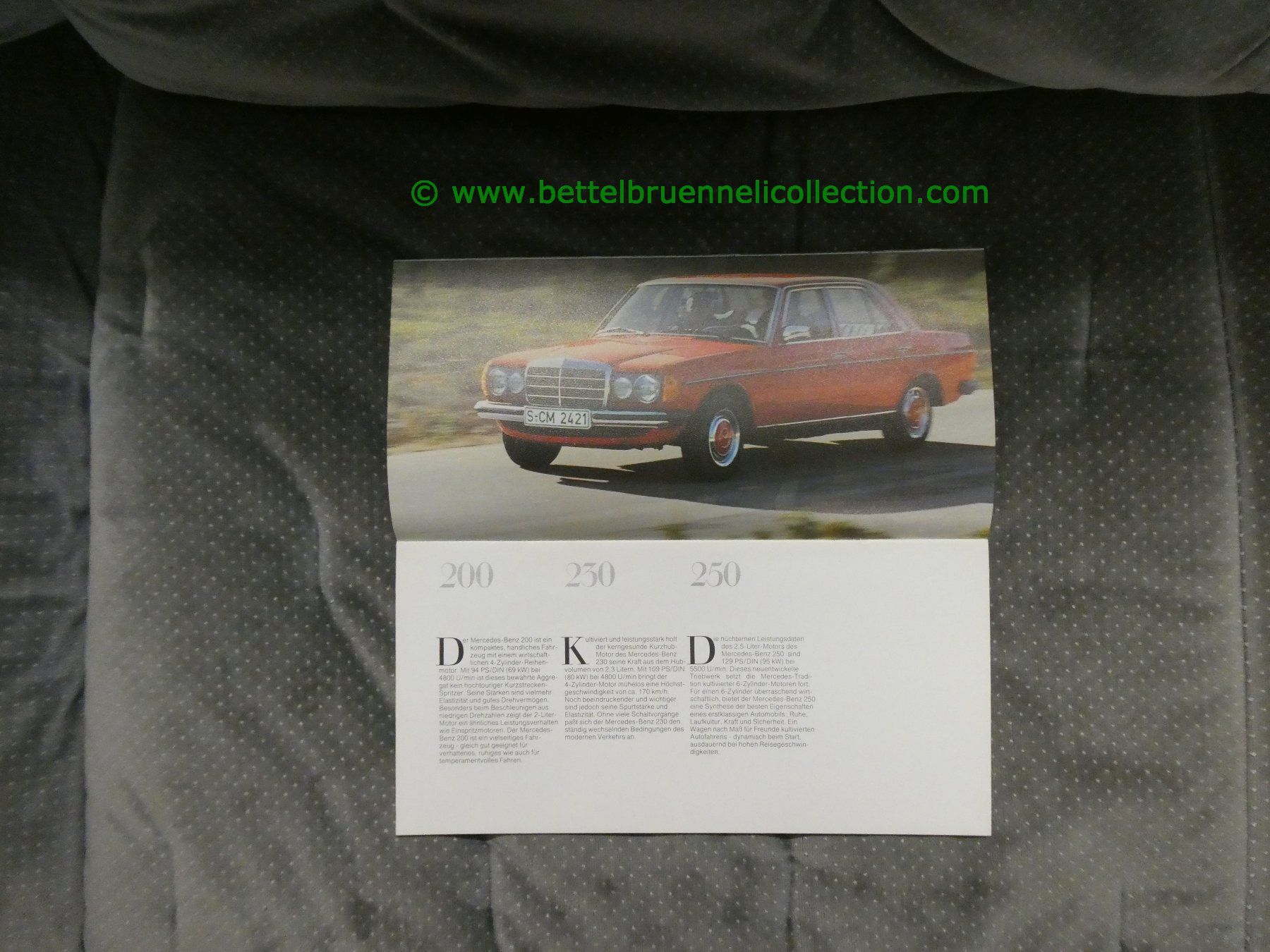 Mercedes-Benz Dokumente: Mercedes-Benz Modellprogramm 1976/09 Prospekt deutsch – Gebraucht aus Weingarten-Kalth von Bettelbruenneli 1