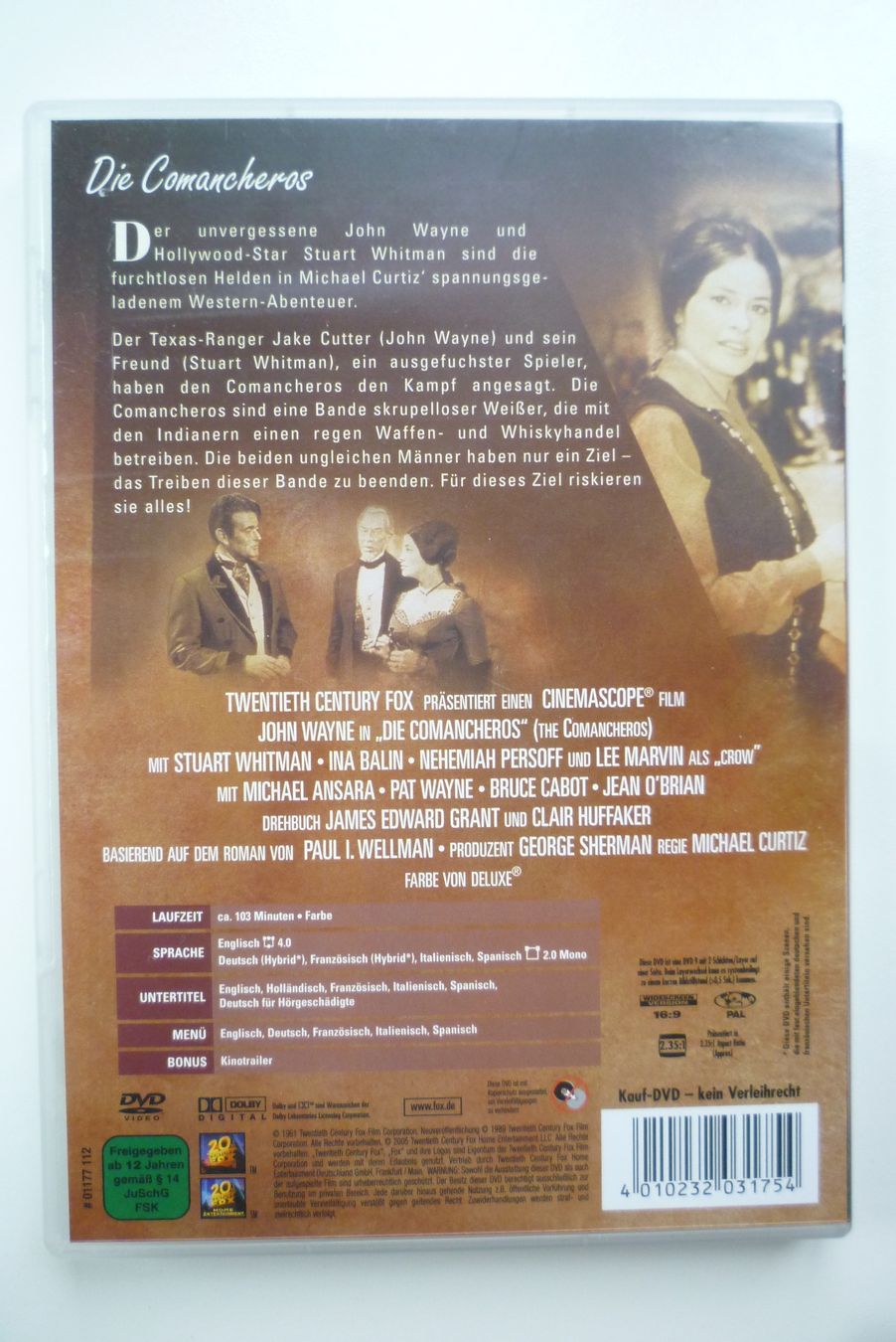 Tutti i DVDs: Die Comancheros - Western Klassiker 1961 John Wayne, Marvin – Usato da Münchenstein venduto da antares09 1