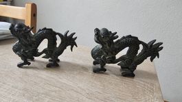 2 petites sculpture Dragon en bronze