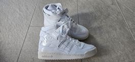 Adidas Forum Mid Tripleweiss Lackleder, Grösse 38