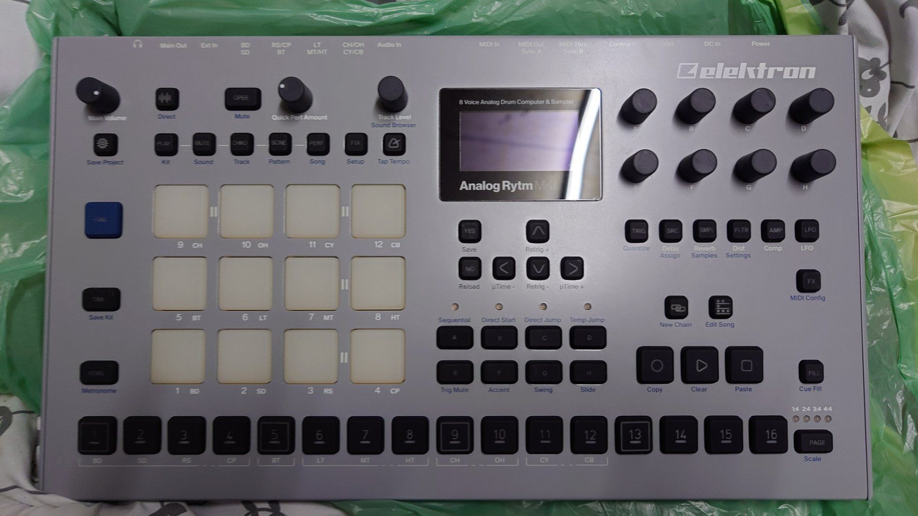 Elektron Musikinstrumente: Elektron Rytm MK 2 Analoger Drumcomputer und Groovebox – Gebraucht aus Kaisten von Aiko_verkauft