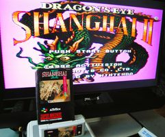 SNES: Shanghai II, Dragon's Eye, avec Notice