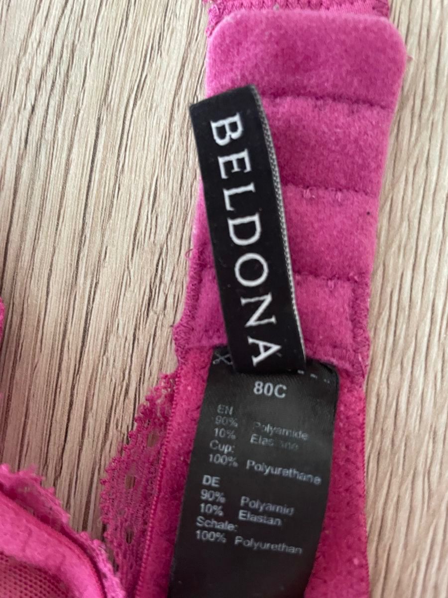Beldona Sonstige Unterwäsche: Beldona BH, Grösse 80C, Pink mit Spitze – Gebraucht aus Oberwil BL von Petermib 2