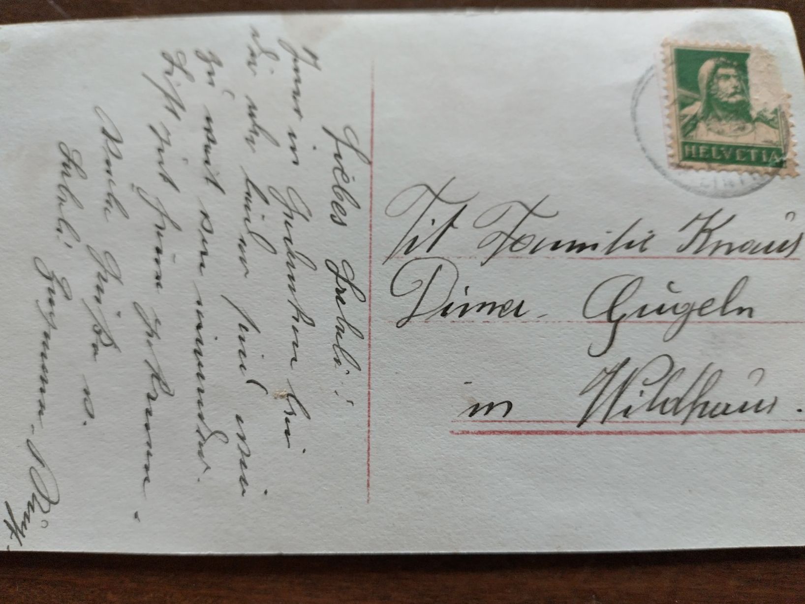Cartes postales: antike Weihnachtskarte, um 1920 – D'occasion à Wildhaus par huk_wd2j 1