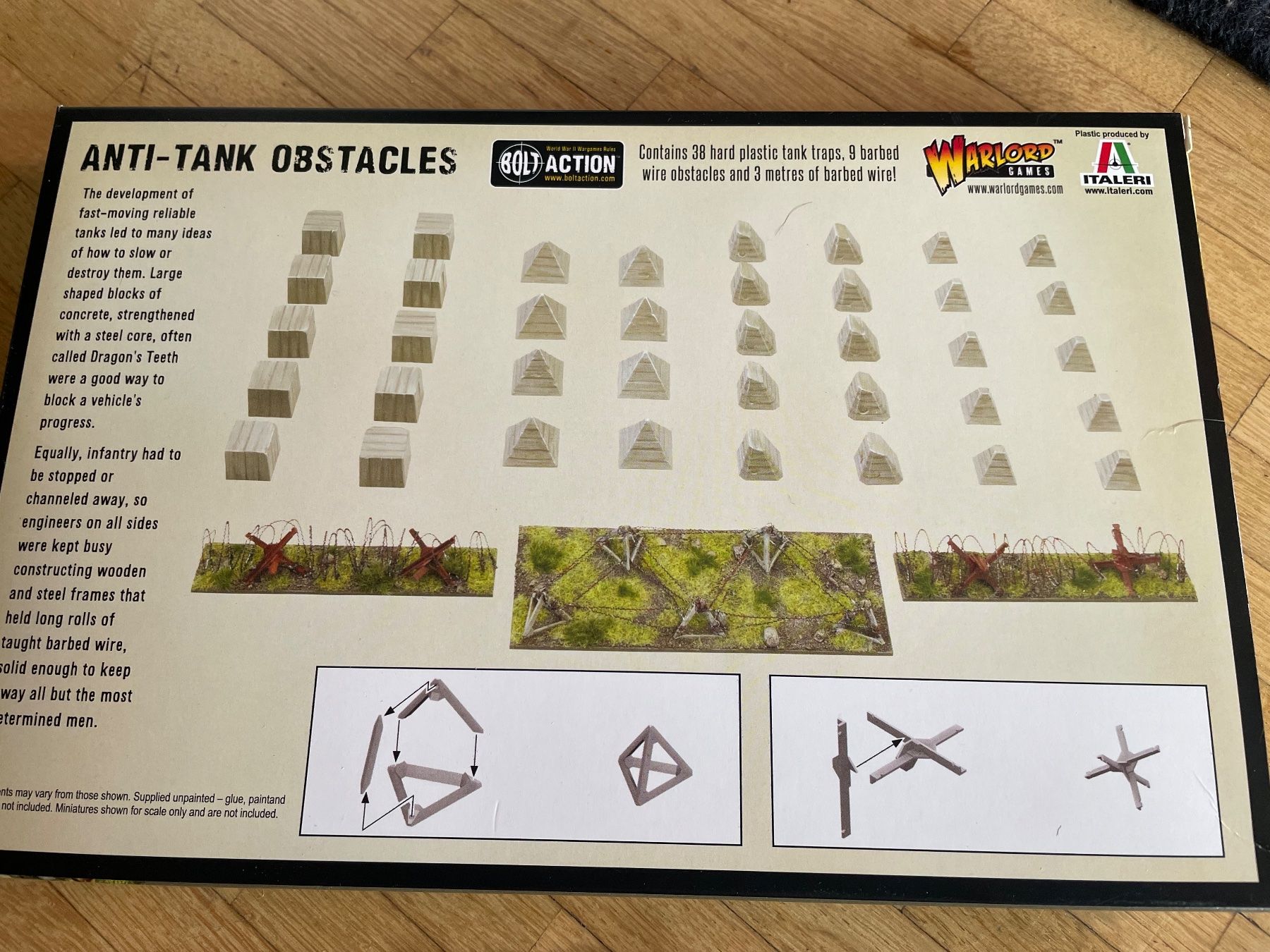 Giochi: BOLT ACTION - ANTI TANK OBSTACLES - SOFORT EINSETZBAR – Nuovo (secondo la descrizione) da Egg b. Zürich venduto da underworld 1
