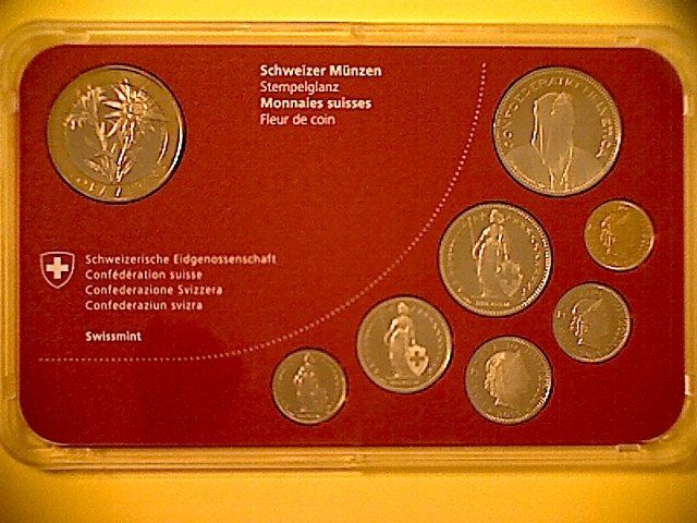 Alle Münzen: Münzsatz 2018 - Silberdistel – Neu und originalverpackt aus Buchs AG von Ged8 1