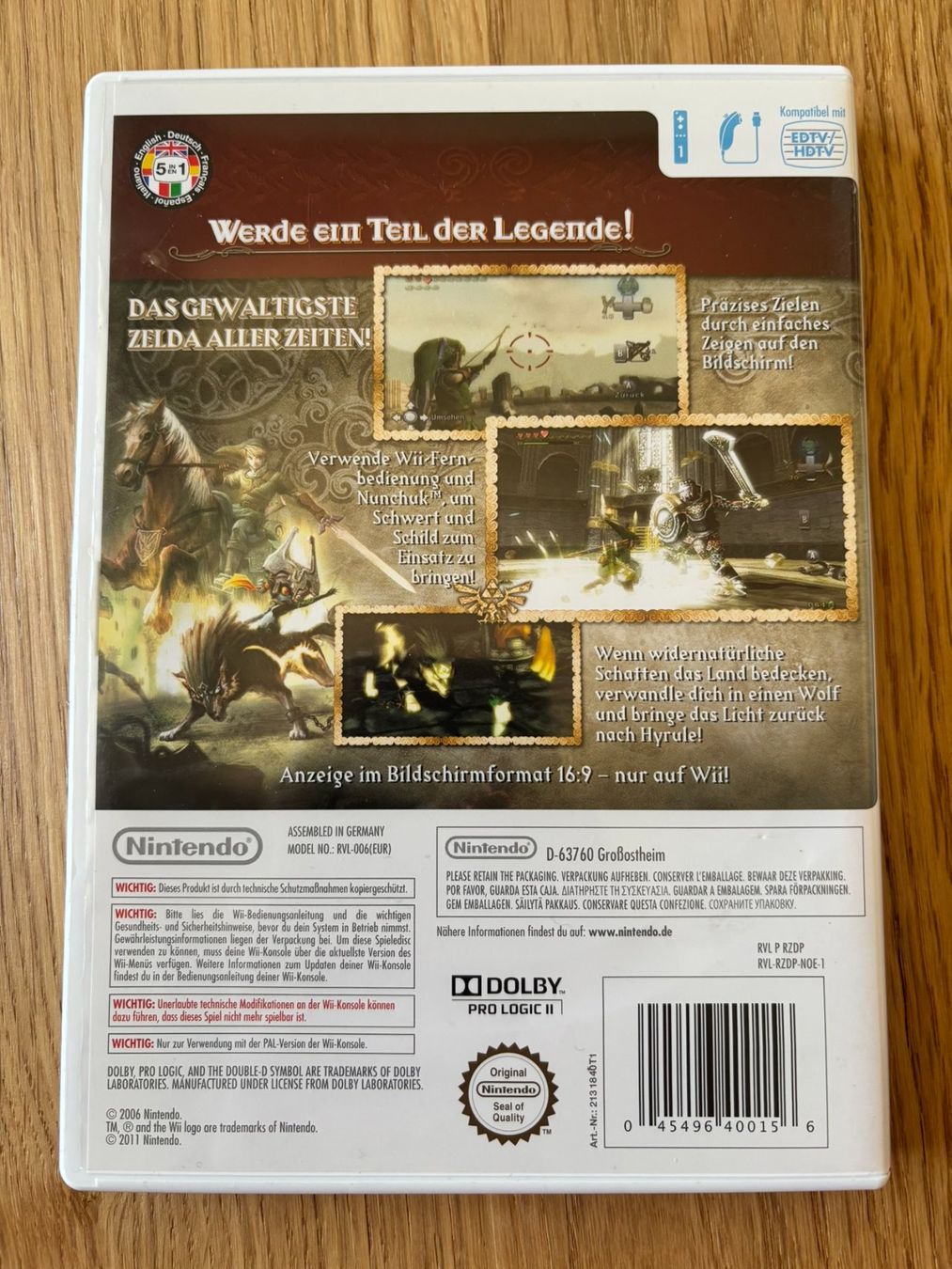 Nintendo Spiele: Wii Zelda Twilight Princess Selects komplett – Gebraucht aus Schüpfheim von Flashbang3250 2