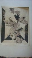 Gravur/Lithographie signiert 33 x 24 cm