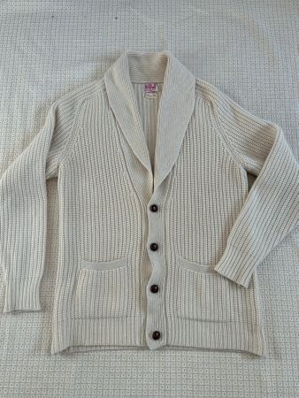 Exceptionnel cardigan col chale N.Peal 100% cashmere 44 (L)