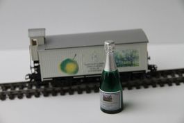Schaumwein, Märklin, Güterwagen mit Bremserhaus, AC, HO, Neu