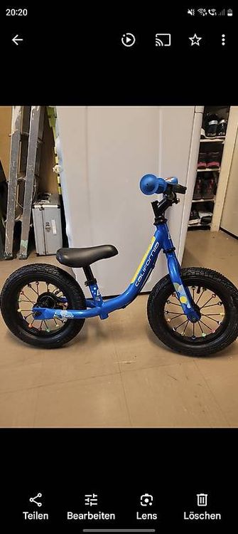 Laufrad California blau-gelb 12 Zoll 2